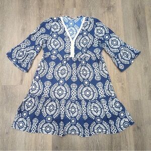 SAIPH LAB white and blue dress size M